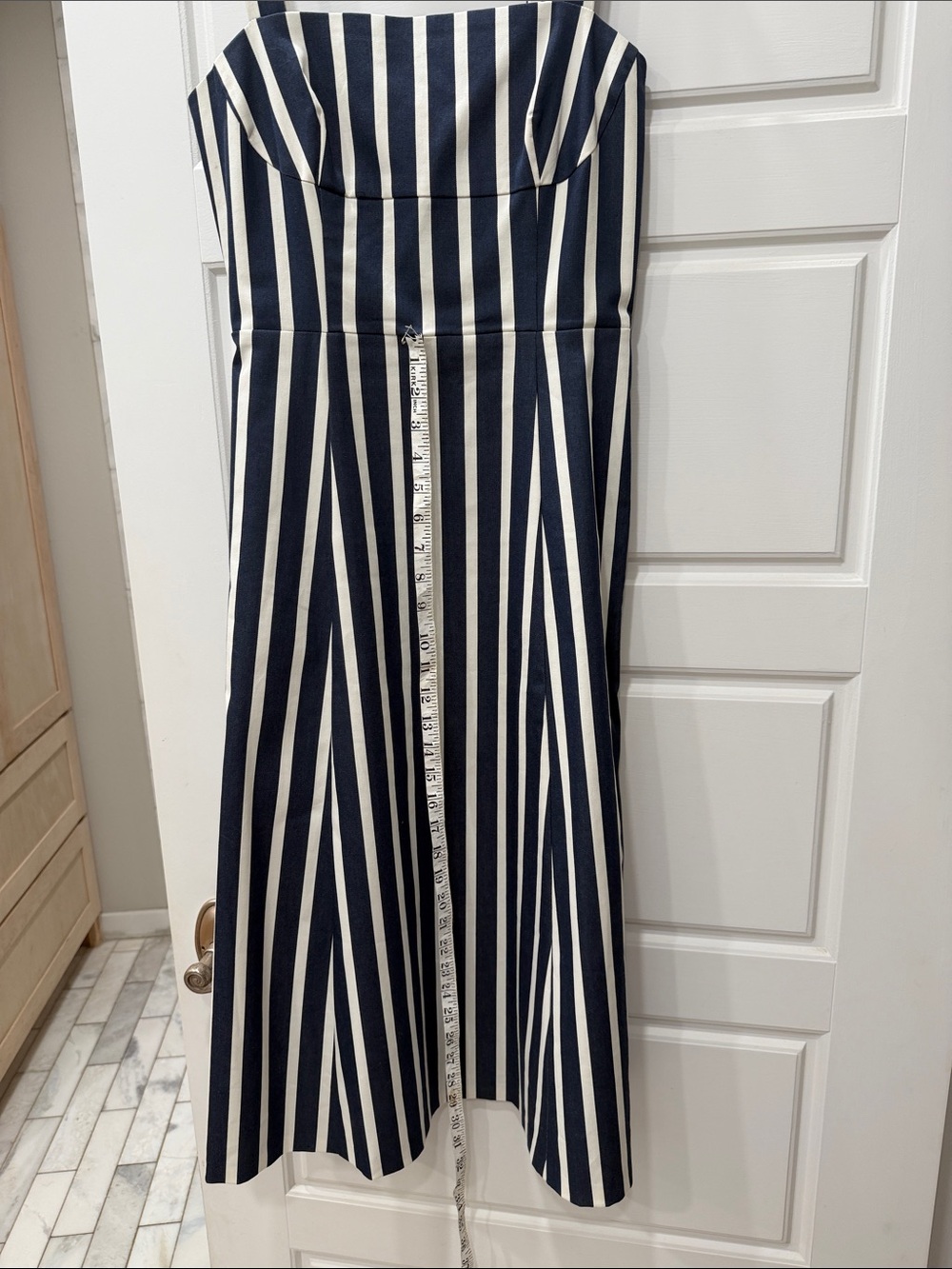 Gianni Bini navy striped sun dress - Picture 6 of 6
